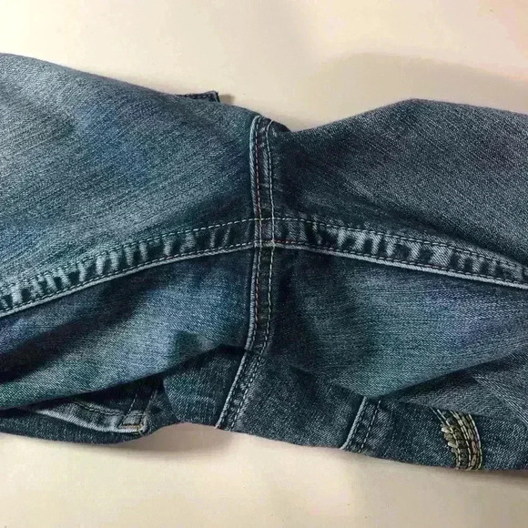 Maurices Women Straight Leg Blue Slight Stretch Denim Jeans  Size 15/16 Short - Picture 14 of 15